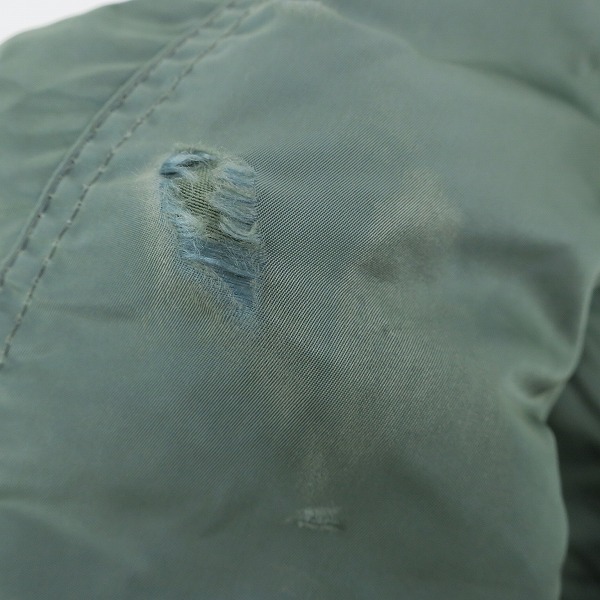 実際に弊社で買取させて頂いた【難有り】ALPHA INDUSTRIES/アルファインダストリーズ ボンティング L-2B ミリタリー フライト ジャケット 8415-273-3964/Mの画像 5枚目
