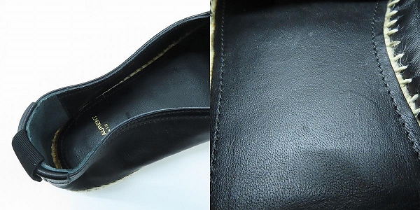 実際に弊社で買取させて頂いたSAINT LAURENT/サンローラン YSLロゴ 刺繍 エスパドリーユ 471740/40の画像 7枚目