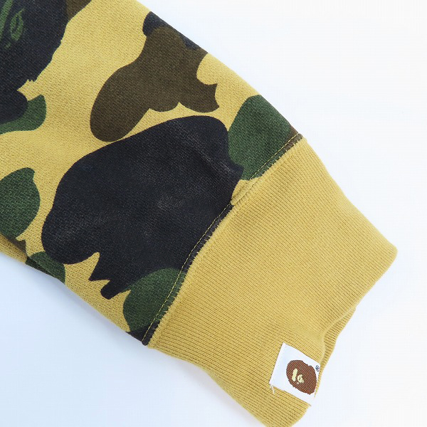 実際に弊社で買取させて頂いたA BATHING APE/アベイシングエイプ サルカモ スウェットフルジップパーカー 001ZPI301017/3XLの画像 7枚目