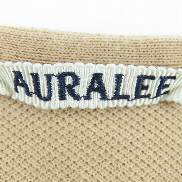実際に弊社で買取させて頂いたAURALEE/オーラリー ヘンリーネック カットソー キャメル系/4の画像 2枚目