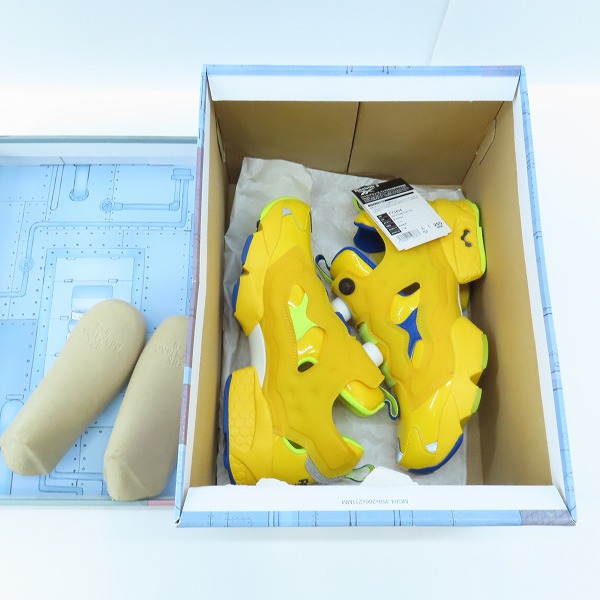 実際に弊社で買取させて頂いたReebok×MINIONS/リーボック×ミニオンズ INSTAPUMP FURY MU/インスタポンプフューリー FY3404/26.0の画像 8枚目