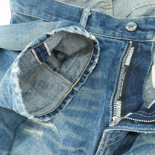実際に弊社で買取させて頂いたNEIGHBORHOOD/ネイバーフッド 16SS KNOCKDOWN SAVAGE DP-MID/14OZ-PT サベージデニム ノックダウン 161DCNH-PTM23/Lの画像 6枚目