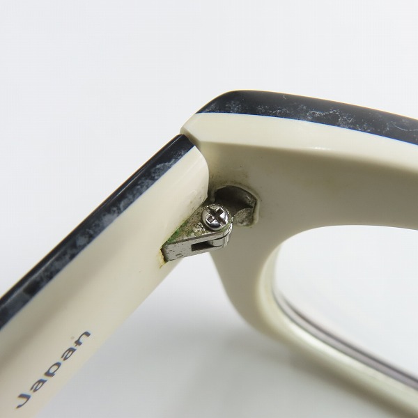 実際に弊社で買取させて頂いたEFFECTOR/エフェクター fuzz/ファズ ウェリントン型/メガネフレーム/アイウェア/度入りの画像 4枚目