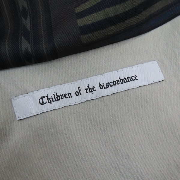 実際に弊社で買取させて頂いたChildren of the discordance/チルドレンオブザディスコーダンス PERSONAL DATA PRINT TRACK JACKET COTDJK-476/2の画像 2枚目