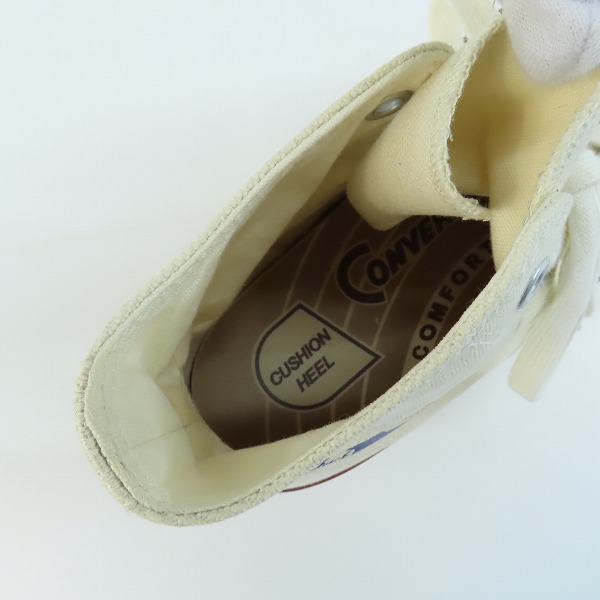 実際に弊社で買取させて頂いた【観賞用】CONVERSE/コンバース CHUCK TAYLOR CANVAS HI/チャックテイラー キャンバス ハイ 1C1124/27.5 の画像 4枚目