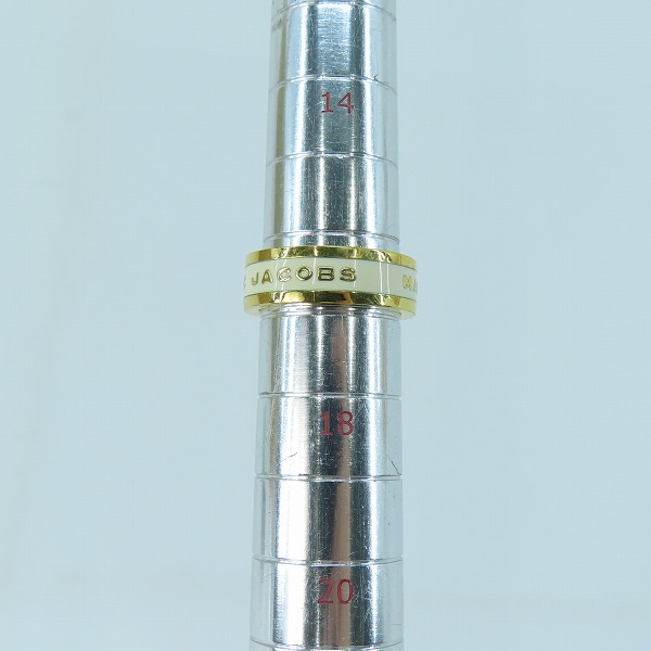 実際に弊社で買取させて頂いたMARC JACOBS/マークジェイコブス ロゴリング 16.5-17号の画像 6枚目