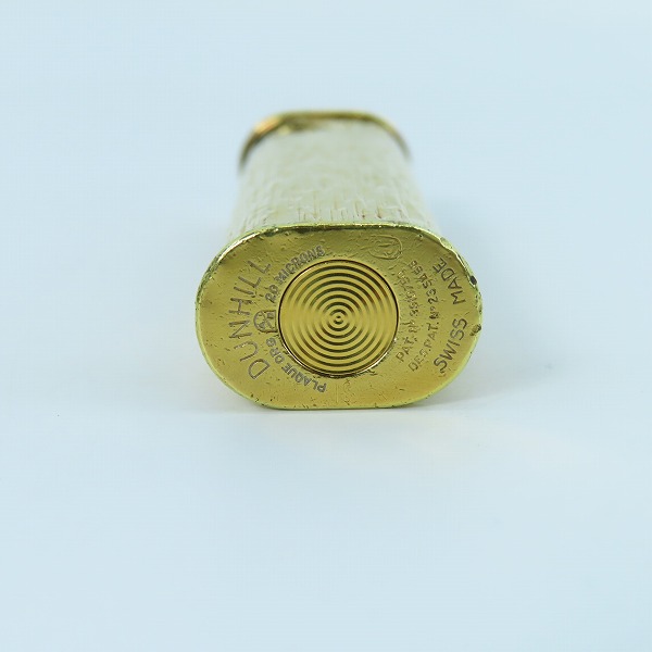 実際に弊社で買取させて頂いたdunhill/ダンヒル サイドローラー ガスライター ゴールドの画像 4枚目