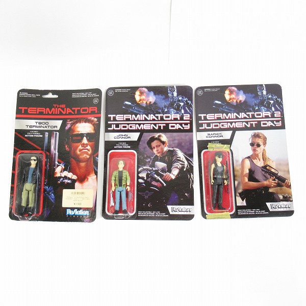 実際に弊社で買取させて頂いた【おまとめ/未開封含】ファンコ Re-Action ターミネーター,2 T800/T1000/サラ・コナー 他 3-3/4インチ フィギュアの画像 1枚目