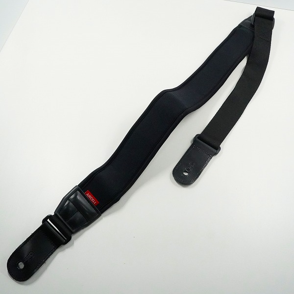実際に弊社で買取させて頂いたAIRCELL/エアセル 幅約5.5cm 厚手 ギターストラップ ベースストラップ ブラックの画像 1枚目