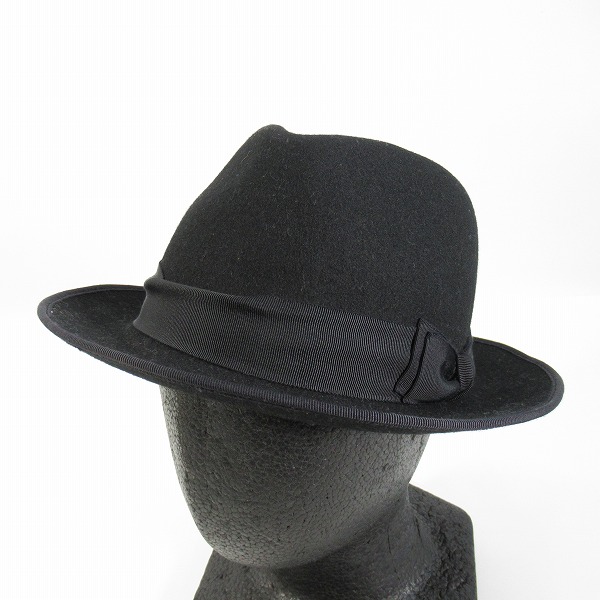 実際に弊社で買取させて頂いたBLACK SIGN×CA4LA/ブラックサイン×カシラ ウール 中折れハット AKI01355/L