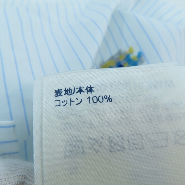 実際に弊社で買取させて頂いた【未使用/JPタグ】LOUIS VUITTON/ルイヴィトン 21AW プリントストライプ長袖シャツ RM212Q DO9 HLS51W/XXLの画像 5枚目
