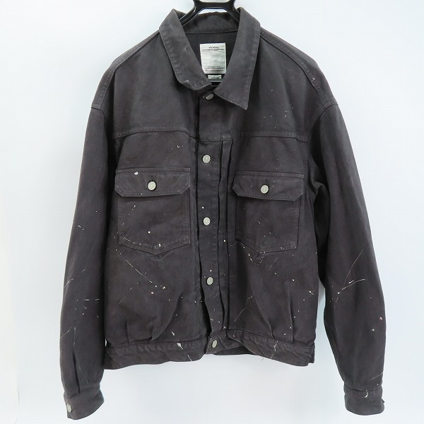 実際に弊社で買取させて頂いたvisvim/ビズビム 101XX JKT デニムジャケット Gジャン ペイント加工 0121105013027 3