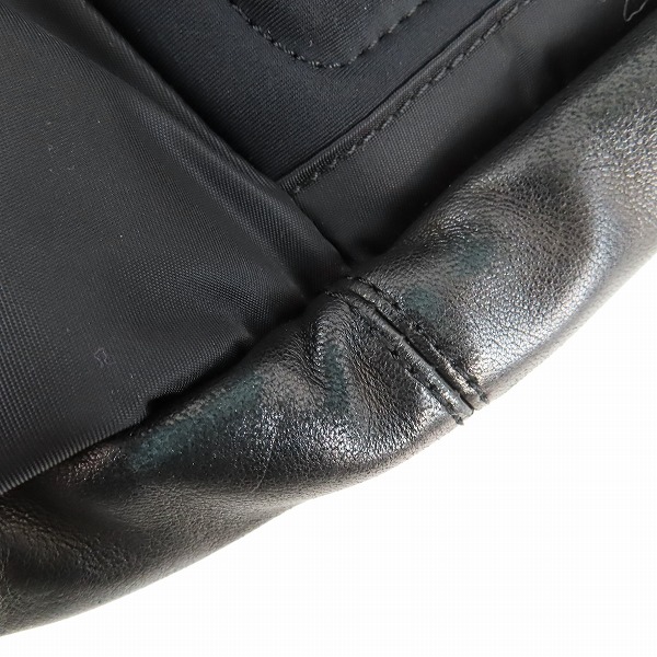 実際に弊社で買取させて頂いたvisvim/ビズビム BALLISTIC/バリスティック レザー切り替え リュックサック/バックパックの画像 7枚目