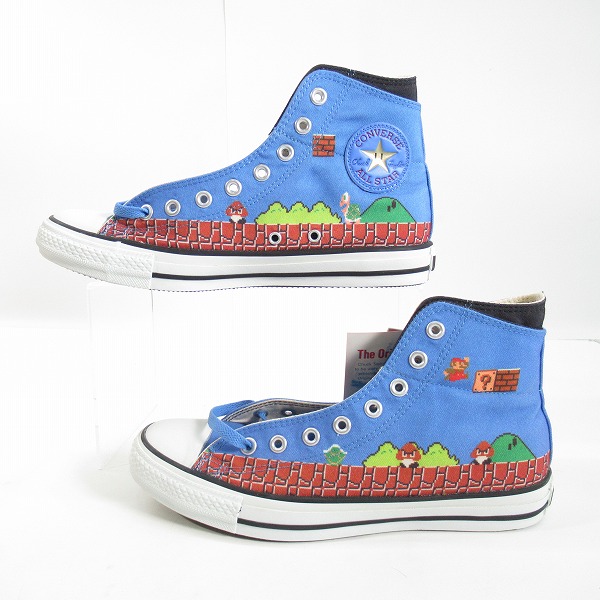 実際に弊社で買取させて頂いた【未使用】CONVERSE/コンバース SUPER MARIO BROS.スーパーマリオブラザーズ ALL STAR SC HI/オールスター 1C362/27.0の画像 3枚目
