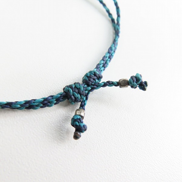 実際に弊社で買取させて頂いた(1)AMP JAPAN/アンプジャパン チェーンモチーフ ブレスレット ブルー の画像 7枚目