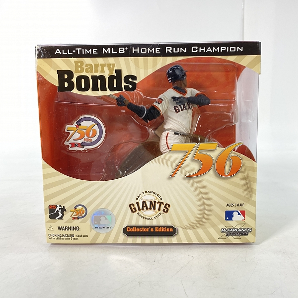 実際に弊社で買取させて頂いたMcFARLANE TOYS/マクファーレントイズ Barry Bonds 756 HRS コレクターズエディション フィギュア