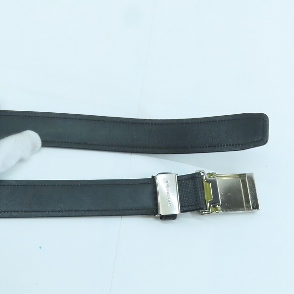 実際に弊社で買取させて頂いたBURBERRY/バーバリー ロゴ メタルバックル レザー ベルトの画像 2枚目
