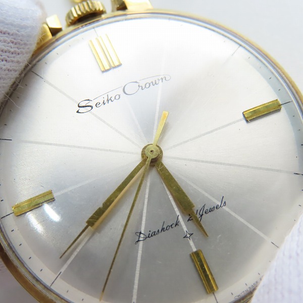 実際に弊社で買取させて頂いたSEIKO/セイコー CROWN/クラウン 懐中時計 手巻き 17001の画像 5枚目