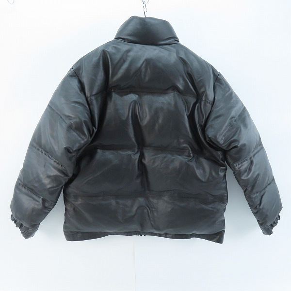 実際に弊社で買取させて頂いたWACKO MARIA/ワコマリア GUILTY PARTIES LEATHER DOWN JACKET レザー レオパード ダウンジャケット/Mの画像 1枚目