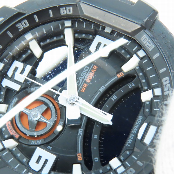 実際に弊社で買取させて頂いたG-SHOCK/Gショック SKY COCKPIT/スカイコックピット GA-1000-1AJF【動作未確認】の画像 4枚目