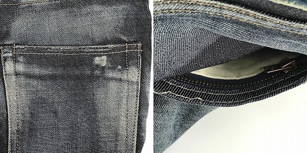 実際に弊社で買取させて頂いたvisvim/ビズビム SCULPTURE 04 NON-WSHD デニムパンツ ジーンズ  ダメージ加工 0112105005009 W32/L30の画像 7枚目