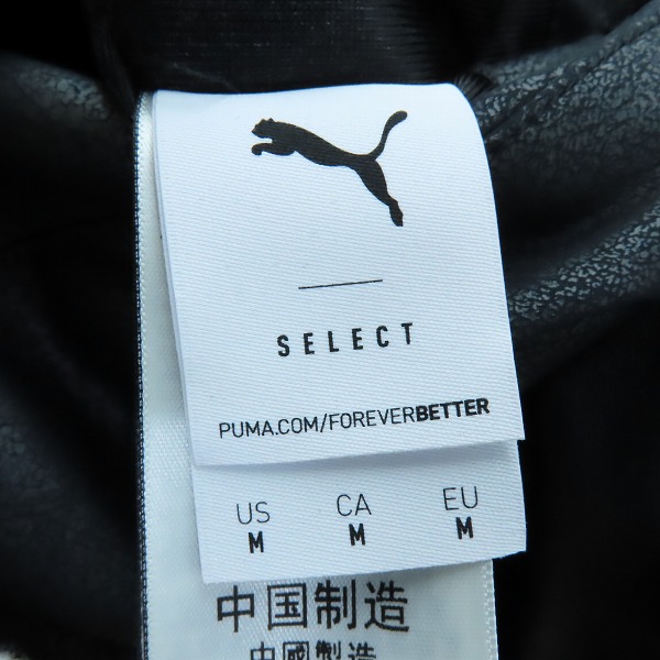 実際に弊社で買取させて頂いた【未使用】PUMA×A$AP ROCKY/プーマ×エイサップ ロッキー リバーシブル PLEATHER JACKET/プレザー ジャケット 632480-01/Mの画像 4枚目