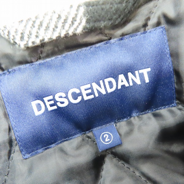 実際に弊社で買取させて頂いたDESCENDANT/ディセンダント チェック柄 中綿ジャケット 2の画像 2枚目