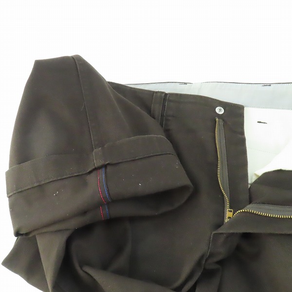 実際に弊社で買取させて頂いたTENDERLOIN/テンダーロイン ワイドチノパンツ/ブラウン/Sの画像 5枚目