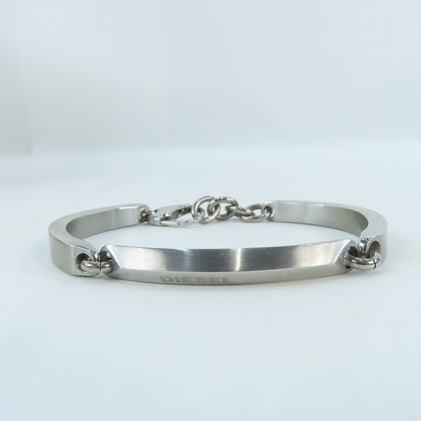 実際に弊社で買取させて頂いたDIESEL/ディーゼル ロゴ BRACELET/ブレスレット/DX1172 の画像 1枚目