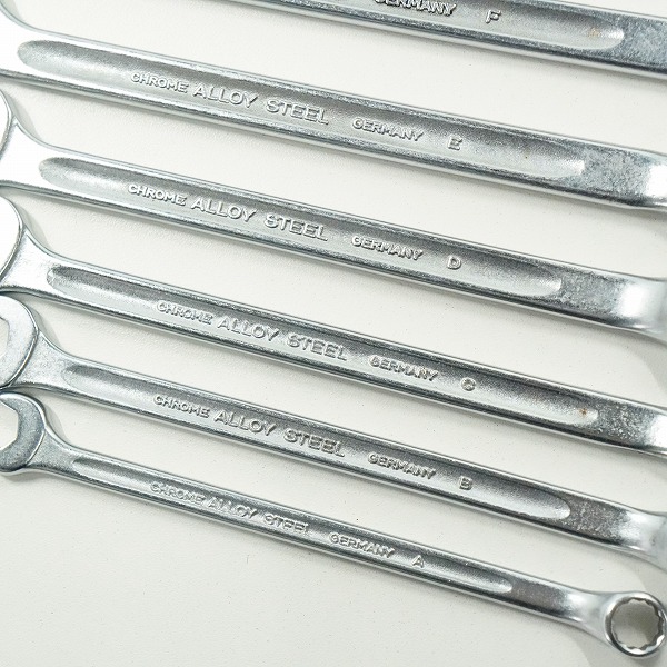 実際に弊社で買取させて頂いたSTAHLWILLE/スタビレー OPEN BOX 15 コンビネーションレンチ 8点セットの画像 3枚目