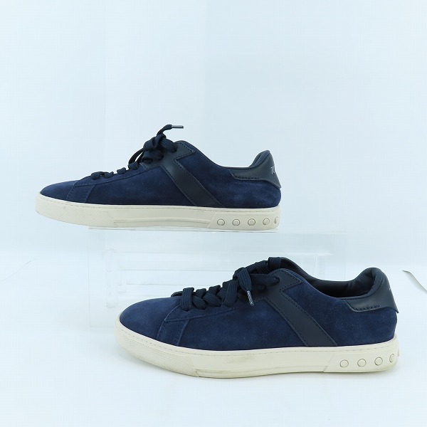 実際に弊社で買取させて頂いたTOD'S/トッズ スエード レザー スニーカー /7.5 の画像 3枚目
