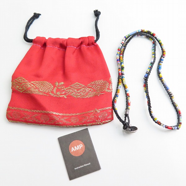 実際に弊社で買取させて頂いたAMP JAPAN/アンプジャパン ビーズ コンチョネックレスの画像 7枚目