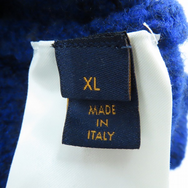 実際に弊社で買取させて頂いた【JPタグ】LOUIS VUITTON/ルイヴィトン LVインタルシア クルーネック ヤクウール ニット/セーター RM202M VSS HJN18W/XLの画像 3枚目