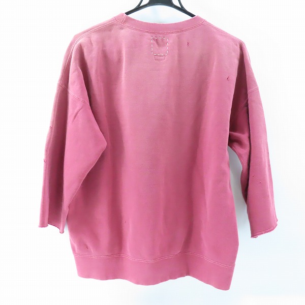 実際に弊社で買取させて頂いたvisvim/ビズビム JUMBO CREW 3/4 CRASH 3 ヴィンテージ加工 スウェット 0121205010015 2の画像 1枚目