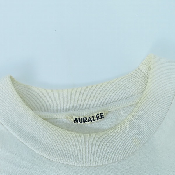 実際に弊社で買取させて頂いたAURALEE/オーラリー 20SS STAND UP TEE/スタンドアップTシャツ /A20ST01SU/4/2点セットの画像 5枚目