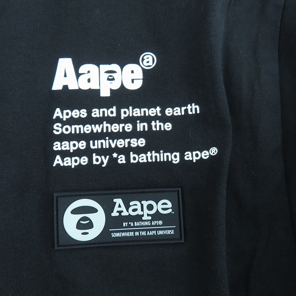 実際に弊社で買取させて頂いた【未使用】AAPE BY A BATHING APE/エーエイプバイアベイシングエイプ プリント 半袖Tシャツ/XLの画像 3枚目