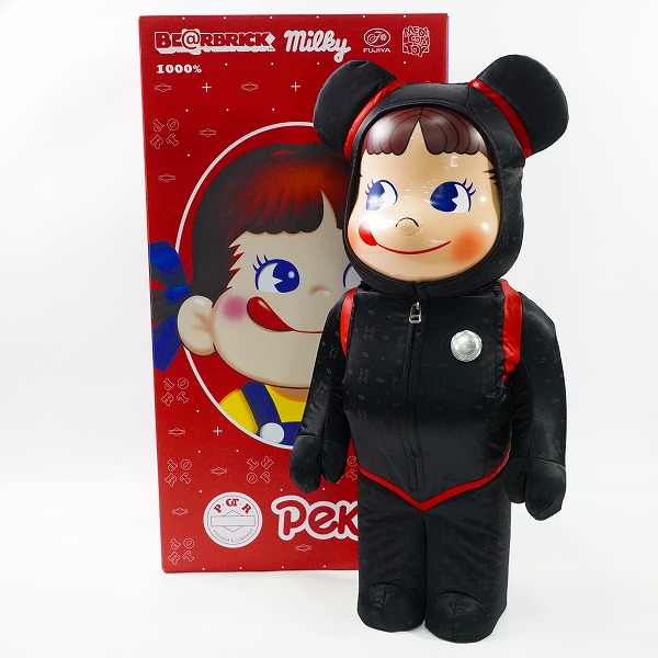 実際に弊社で買取させて頂いた★(1)未使用 MEDICOM TOY/メディコムトイ BE@RBRICK/ベアブリック 不二家×POTR Peko ペコちゃん 1000%