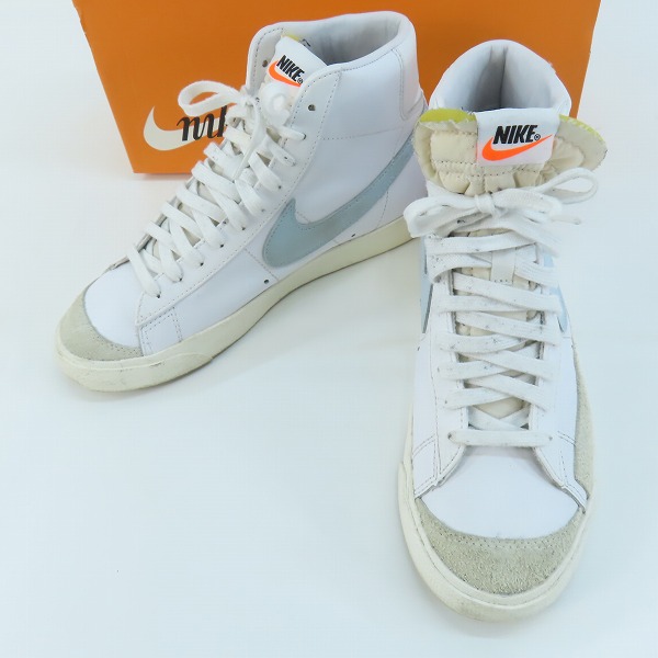 実際に弊社で買取させて頂いたNIKE/ナイキ BLAZER MID 77 VNTG/ブレザーミッド ヴィンテージ ホワイト/セレスタインブルー BQ6806-109/26.0