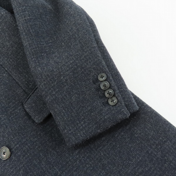 実際に弊社で買取させて頂いたEDIFICE/エディフィス ウール チェスターコート 16-020-300-3021-3-0/XLの画像 6枚目