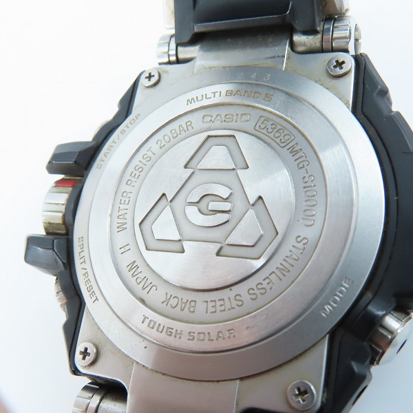 実際に弊社で買取させて頂いたG-SHOCK/Gショック MT-G コアガード構造 マルチバンド6/タフソーラー MTG-S1000D-1A9JFの画像 4枚目