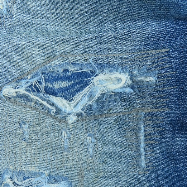 実際に弊社で買取させて頂いたDIESEL/ディーゼル JOGG JEANS/ジョグジーンズ KROOLEY ダメージ加工 ストレッチ/スウェット デニムパンツ/W32の画像 8枚目