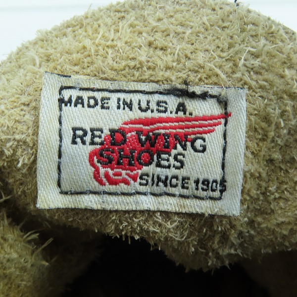実際に弊社で買取させて頂いたRED WING/レッドウィング アイリッシュセッター スウェード ブーツ/8.5Eの画像 7枚目