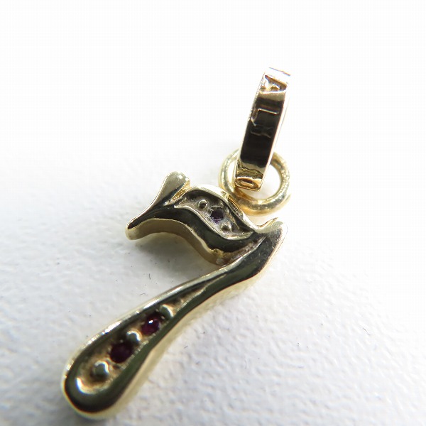 実際に弊社で買取させて頂いたROYAL ORDER/ロイヤルオーダー ROYAL SEVEN ペンダント w/ルビーの画像 7枚目