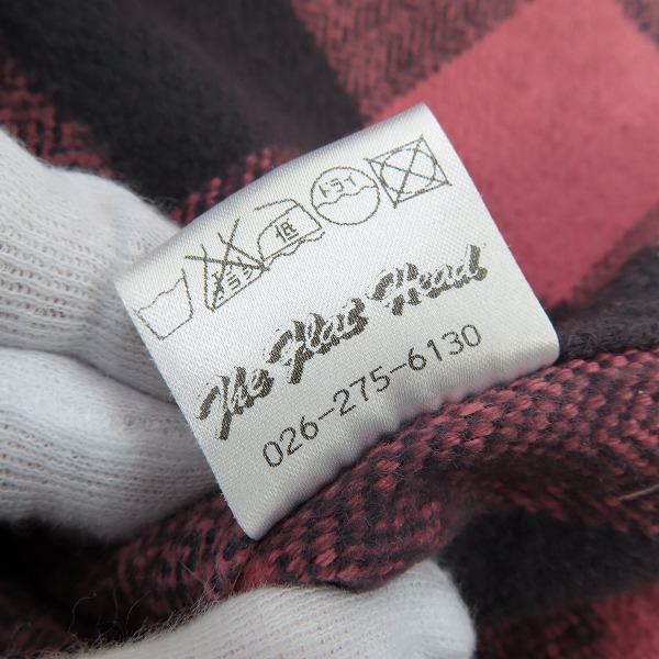 実際に弊社で買取させて頂いたTHE FLAT HEAD/フラットヘッド WINTER WEAR チェック柄 ネルシャツ/38の画像 5枚目