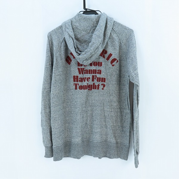 実際に弊社で買取させて頂いたHYSTERIC GLAMOUR/ヒステリックグラマー プリントデザイン ジップアップパーカー 0293CF02/Lの画像 1枚目
