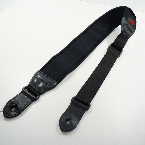 実際に弊社で買取させて頂いたAIRCELL/エアセル 厚手 ギターストラップ ベースストラップ ブラックの画像 1枚目