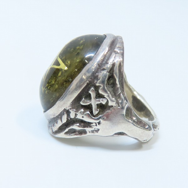 実際に弊社で買取させて頂いた【ギャラ付き】ALEX STREETER/アレックスストリーター エンジェルハートリング 15年限定 GOLD STAR BLACK ONYX GALAXY 16号の画像 2枚目