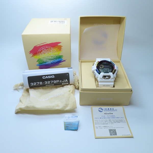 実際に弊社で買取させて頂いたG-SHOCK/Gショック Love The Sea And The Earth イルクジ2022 マルチバンド6 タフソーラー GWX-8904K-7JRの画像 5枚目