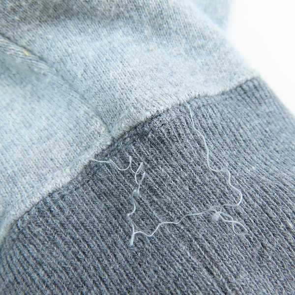 実際に弊社で買取させて頂いたA BATHING APE/アベイシングエイプ 胸ポケットデザイン  スウェット グレー/Lの画像 4枚目