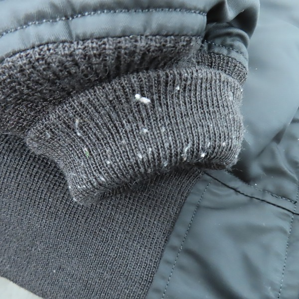 実際に弊社で買取させて頂いたBUZZ RICKSON'S/バズリクソンズ WILLIAM GIBSON COLLECTIONウィリアムギブソン Type BLACK MA-1 SLENDER/BR14965/02の画像 7枚目